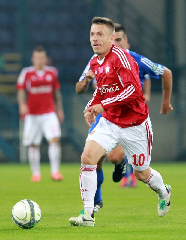Football. T-Mobile Ekstraklasa. Wisla Krakow - Piast Gliwice. 13.09.2013