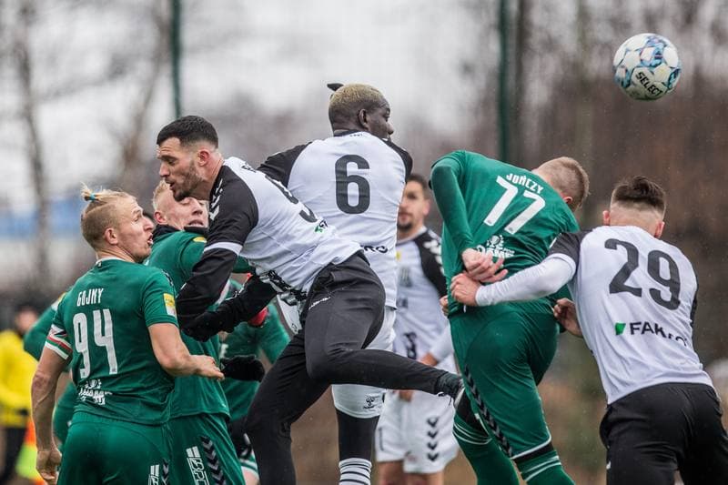 Football. Sparing. Zaglebie Sosnowiec - Sandecja Nowy Sacz. 28.01.2022