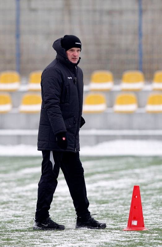 Football. GKS Katowice. Training. 24.01.2014