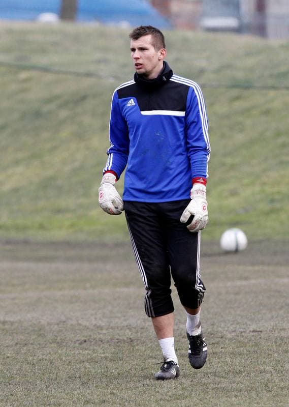 Football. Piast Gliwice. Training. 06.02.2014