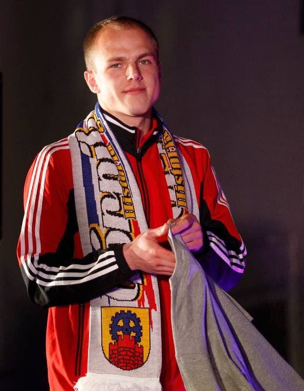 Football. Gornik Zabrze. Team Presentation. 08.02.2014