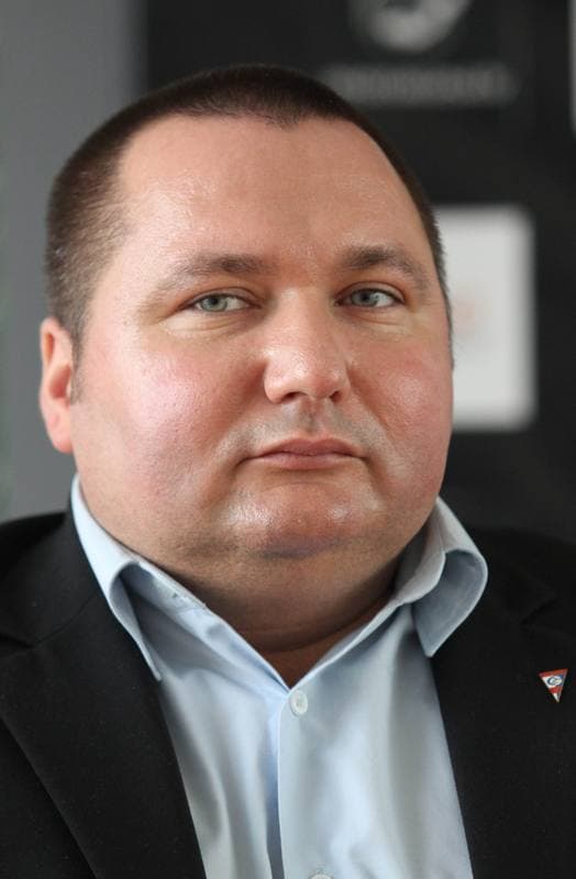 Football. Gornik Zabrze. Press Conference. 19.04.2011