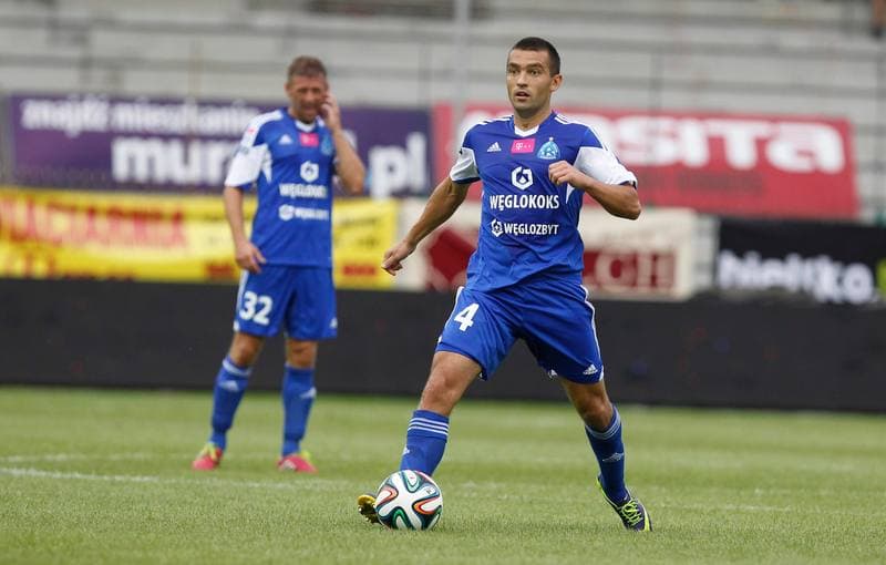 Football. T-Mobile Ekstraklasa. Podbeskidzie Bielsko Biala - Ruch Chorzow. 03.08.2014