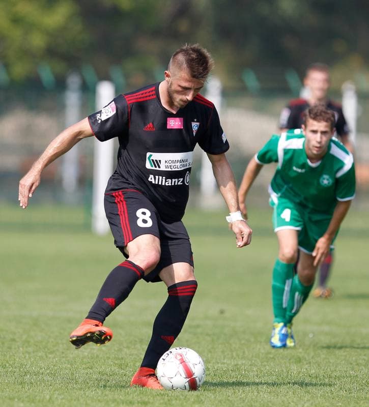Football. III Liga. Grunwald Ruda Slaska - Gornik II Zabrze. 12.09.2015