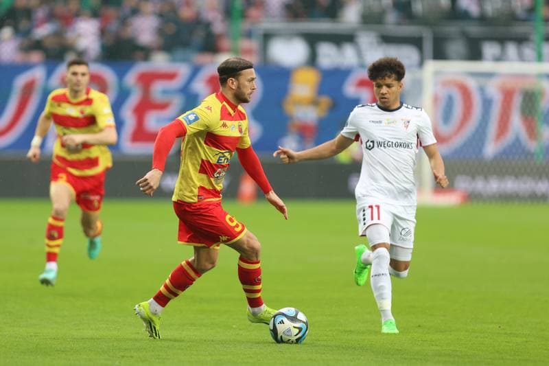 Football. PKO BP Ekstraklasa. Gornik Zabrze - Jagiellonia Bialystok. 02.03.2024
