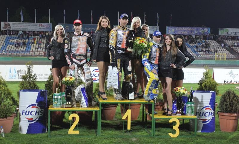 Speedway. VI Miedzynarodowy Turniej Pamieci Lukasza Romanka. Niels Kristian Iversen - Andreas Jonsson - Tomasz Gollob. 05.05.2012