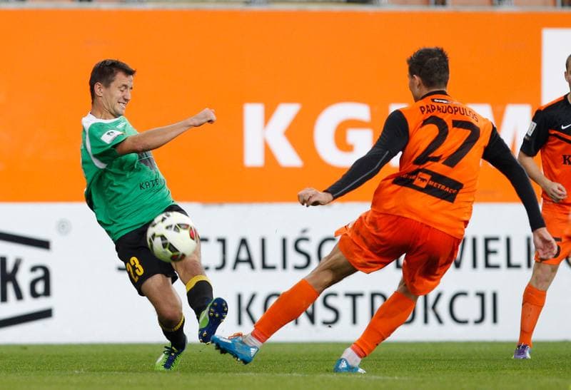 Football. I Liga. Zaglebie Lubin - GKS Katowice. 28.09.2014