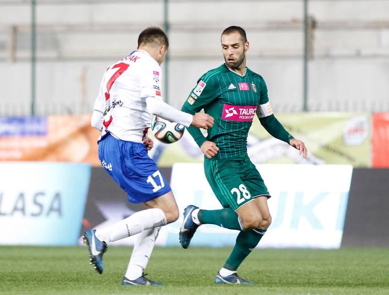 Football. T-Mobile Ekstraklasa. Podbeskidzie Bielsko Biala - Slask Wroclaw. 03.10.2014