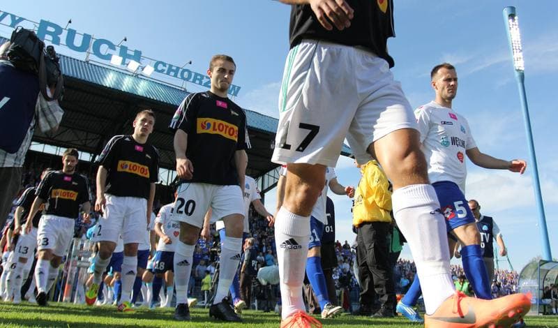 Football. T-Mobile Ekstraklasa. Ruch Chorzow - Lechia Gdansk. 06.05.2012