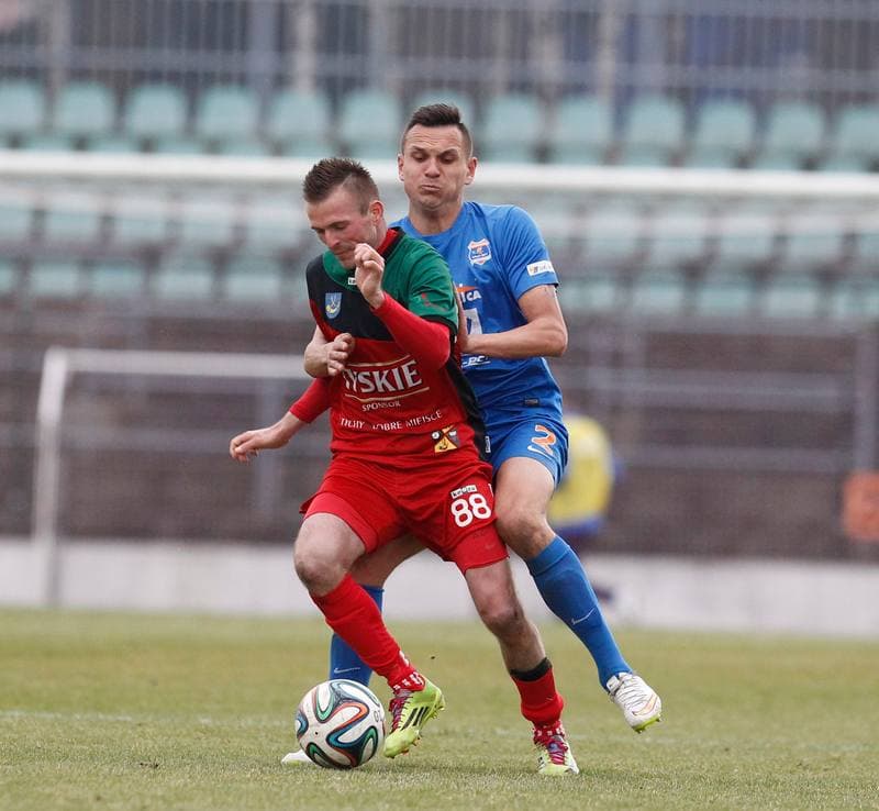 Football. I Liga. GKS Tychy - Termalica Bruk-Bet Nieciecza. 28.03.2015