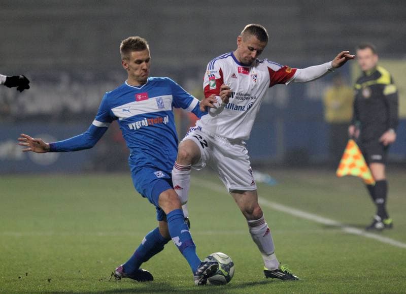 Football. PKO BP Ekstraklasa. Gornik Zabrze - Lech Poznan. 24.10.2010