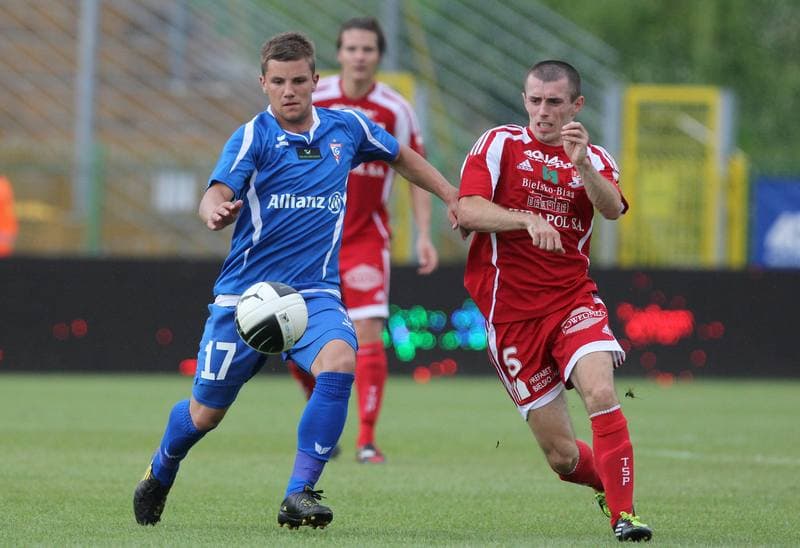 Football. I liga. Podbeskidzie Bielsko-Biala - Gornik Zabrze. 20.03.2010