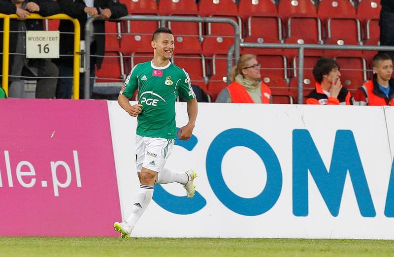 Football. T-Mobile Ekstraklasa. Cracovia Krakow - GKS Belchatow. 10.05.2015