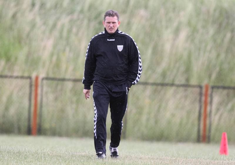 Football. Polonia Bytom. Training. 05.01.2011