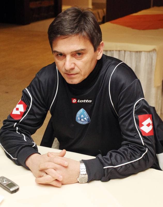 Football. Ruch Chorzow. Training. 17.01.2012