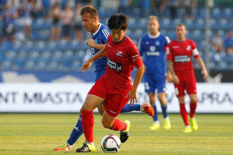 Football. T-Mobile Ekstraklasa. Ruch Chorzow - Podbeskidzie Bielsko Biala. 08.12.2014
