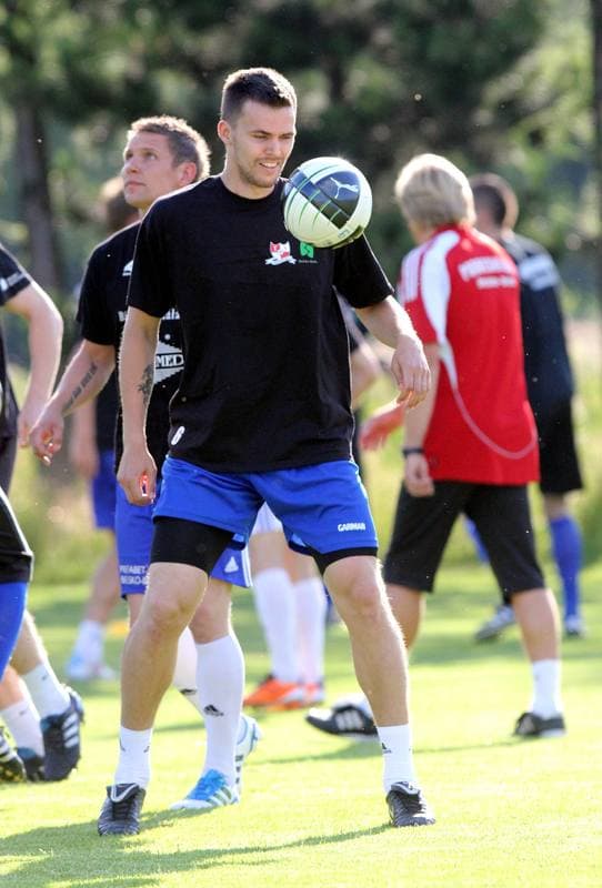 Football. Podbeskidzie Bielsko-Biala. Training. 27.06.2011