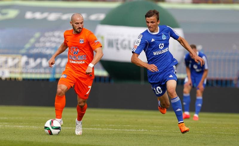 Football. PKO BP Ekstraklasa. Ruch Chorzow - Termalica Bruk-Bet Nieciecza. 22.08.2015