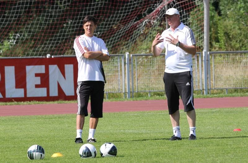 Football. Wisla. Podbeskidzie Bielsko-Biala - Reprezentacja BOZPN. 10.07.2011