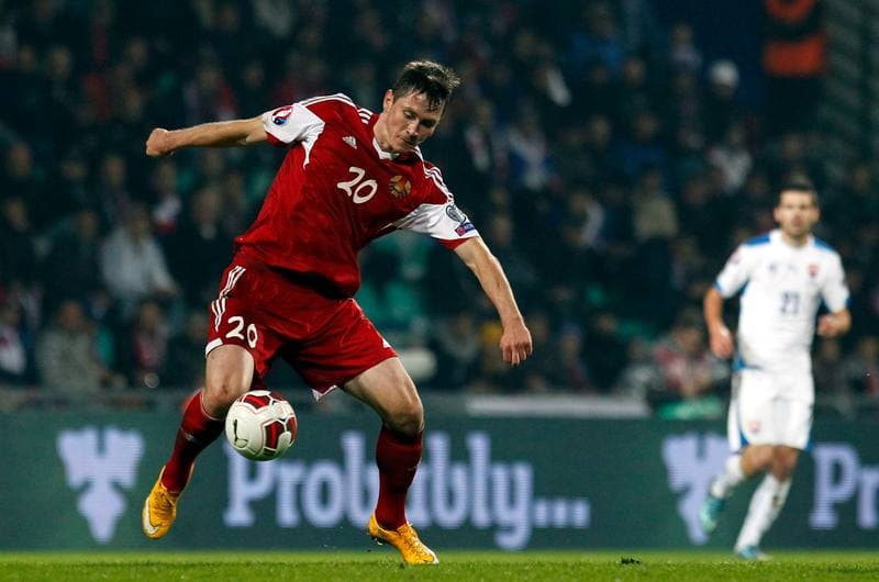 Football. UEFA Euro 2016 Qualifiers. Slovakia - Belarus. 09.10.2015