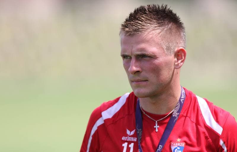 Football. Gornik Zabrze. Training. 11.01.2011
