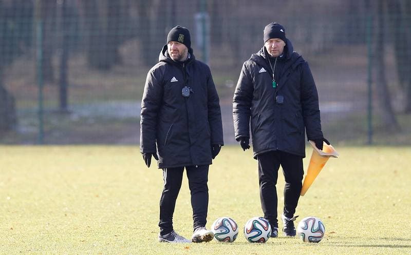 Football. GKS Katowice. Training. 19.01.2015