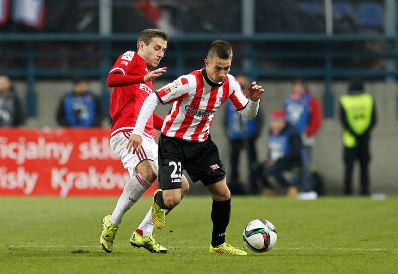 Football. PKO BP Ekstraklasa. Wisla Krakow - Cracovia Krakow. 29.11.2015