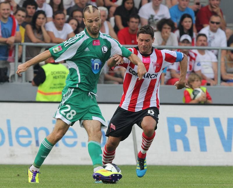 Football. T-Mobile Ekstraklasa. Cracovia Krakow - Legia Warsaw. 07.08.2011