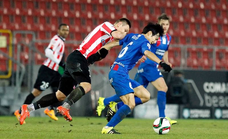 Football. PKO BP Ekstraklasa. Cracovia Krakow - Podbeskidzie Bielsko Biala. 02.12.2015