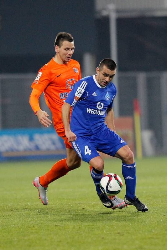 Football. PKO BP Ekstraklasa. Termalica Bruk-Bet Nieciecza - Ruch Chorzow. 19.12.2015