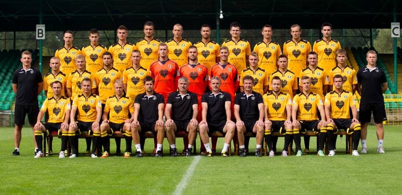 Football. GKS Katowice. Press Conference. 25.07.2014