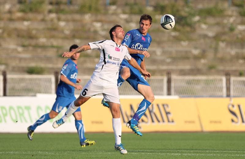 Football. PKO BP Ekstraklasa. Gornik Zabrze - Lech Poznan. 24.10.2010