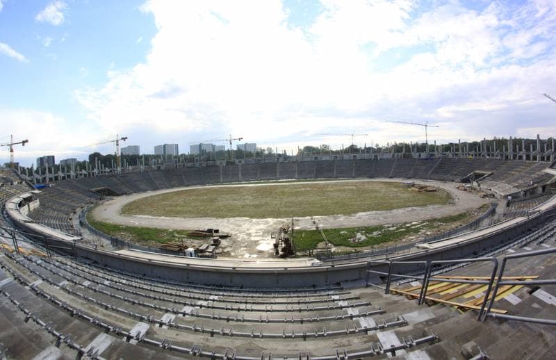 Football. Stadion Slaski. Press Conference. 05.09.2010