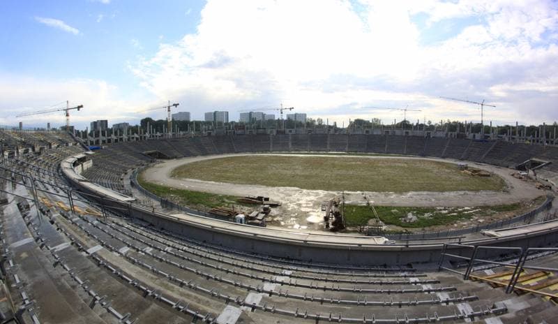 Football. Stadion Slaski. Press Conference. 05.09.2010
