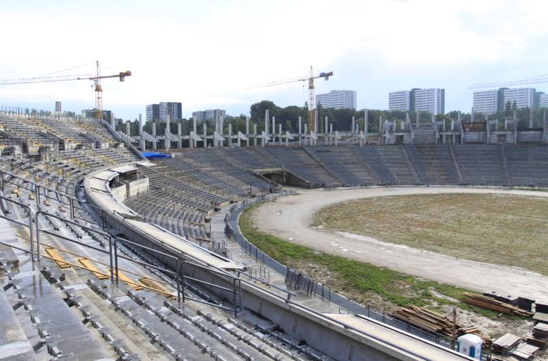 Football. Stadion Slaski. Press Conference. 05.09.2010