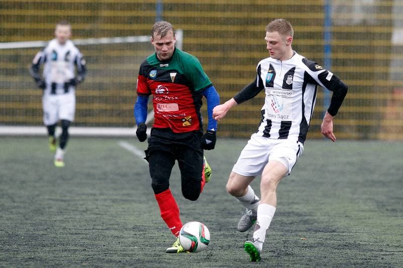 Football. II Liga. GKS Tychy - Sandecja Nowy Sacz. 10.02.2016