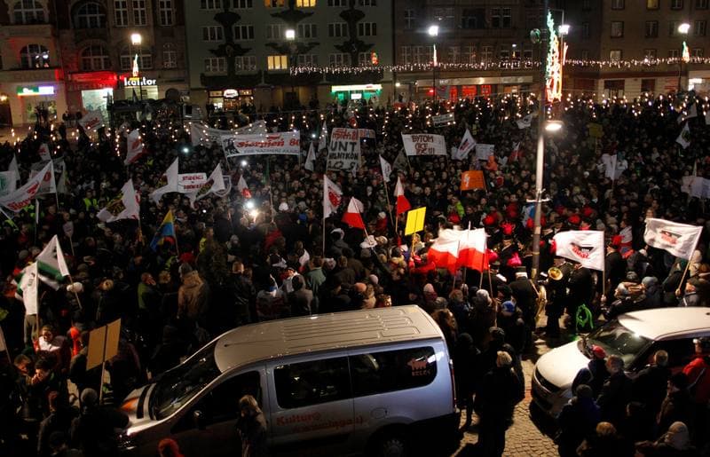 Coal Mining Protest. Bytom. 14.01.2015