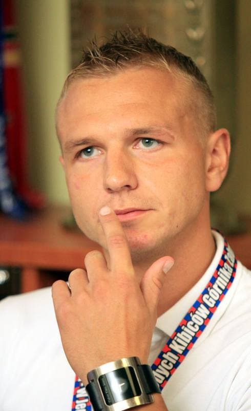 Football. Gornik Zabrze. Press Conference. 21.09.2010