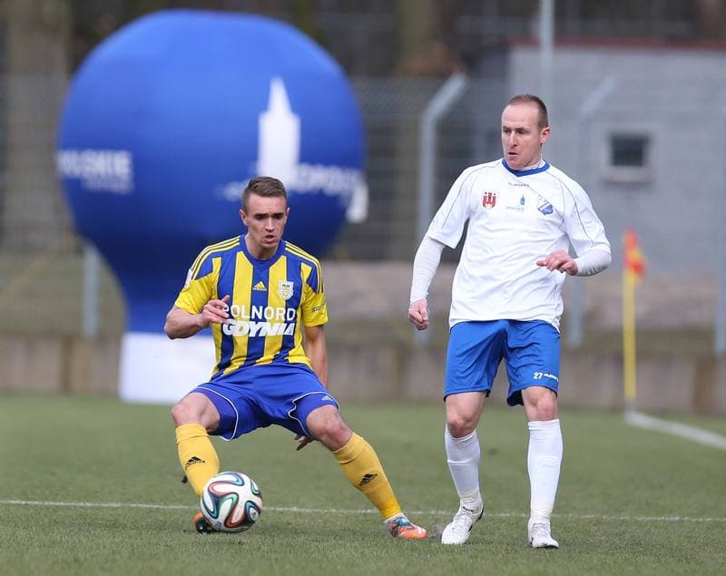 Football. I Liga. MKS Kluczbork - Arka Gdynia. 26.03.2016