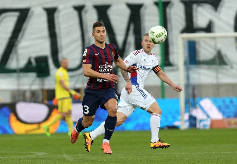 Football. PKO BP Ekstraklasa. Gornik Zabrze - Pogon Szczecin. 01.04.2016