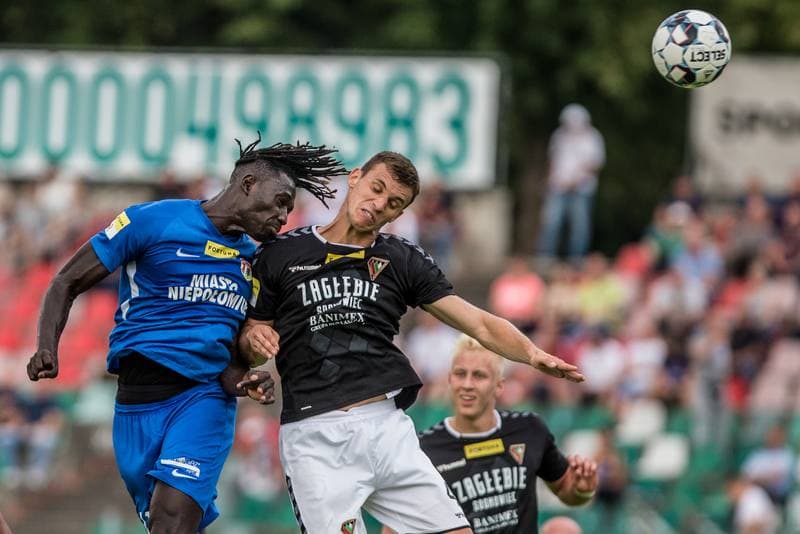 Football. Fortuna I Liga. Zaglebie Sosnowiec - Puszcza Niepolomice. 12.09.2021