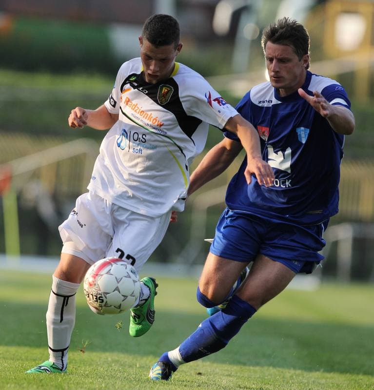 Football. Bytom I liga. Ruch Radzionkow - Wisla Plock. 27.08.2011