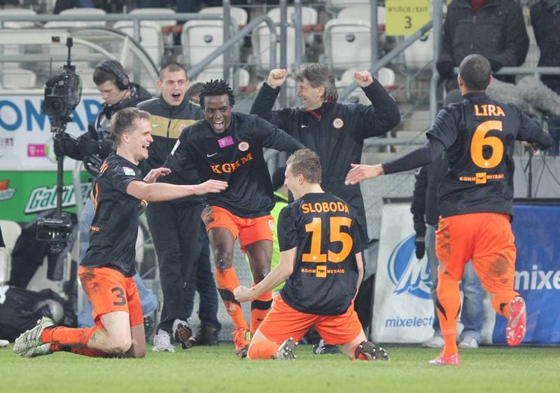 Football. T-Mobile Ekstraklasa. Cracovia Krakow - Zaglebie Lubin. 02.03.2012