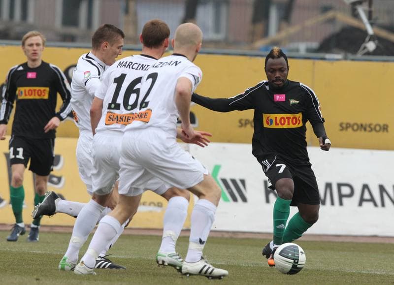 Football. T-Mobile Ekstraklasa. Gornik Zabrze - Lechia Gdansk. 10.03.2012