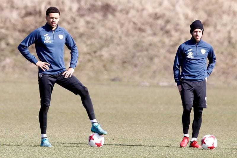 Football. Piast Gliwice. Training. 08.03.2017