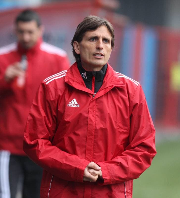 Football. Sparing. Piast Gliwice - Kolejarz Stroze. 10.03.2012