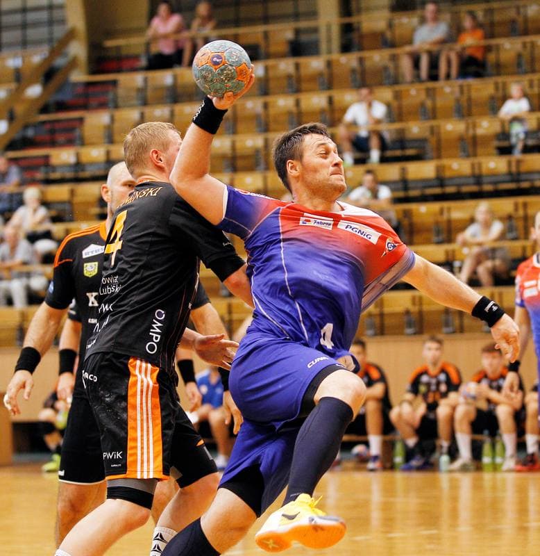 Handball. Sparing. Gornik Zabrze - Zaglebie Lubin. 06.08.2015