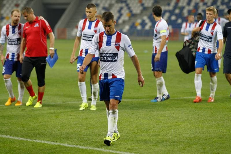Football. PKO BP Ekstraklasa. Podbeskidzie Bielsko Biala - Pogon Szczecin. 17.08.2015