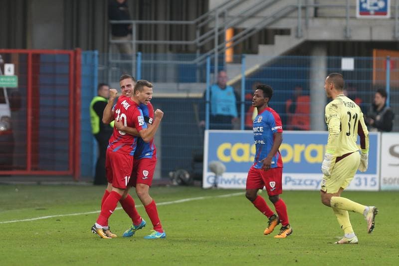 Football. Lotto Ekstraklasa. Piast Gliwice - Sandecja Nowy Sacz. 14.10.2017
