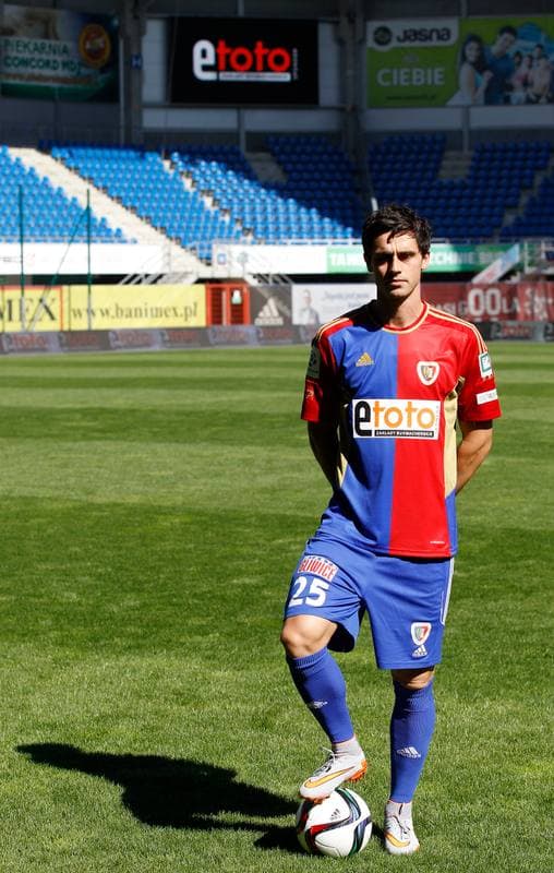 Football. Piast Gliwice. Press Conference. 17.09.2015
